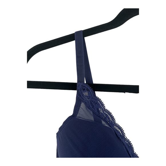 Natori bra 730023 Feathers underwire contour blue size 32D - Picture 3 of 9